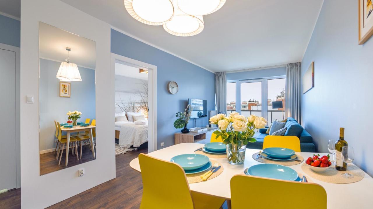 Apartament Blekitna Laguna Z Basenem - Ul Kasprowicza 20A - Holiday City Kołobrzeg Buitenkant foto